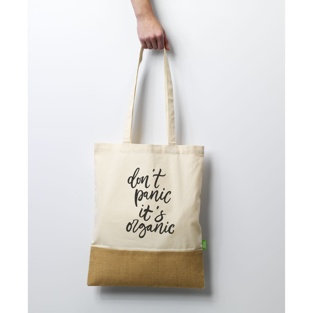 Organic Cotton and Jute Eco Shopping Bag - Dorchester