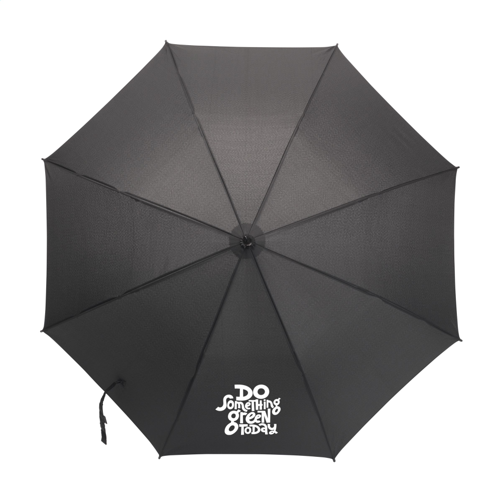 Paraguas compacto de poliéster pongee RPET - Rubí