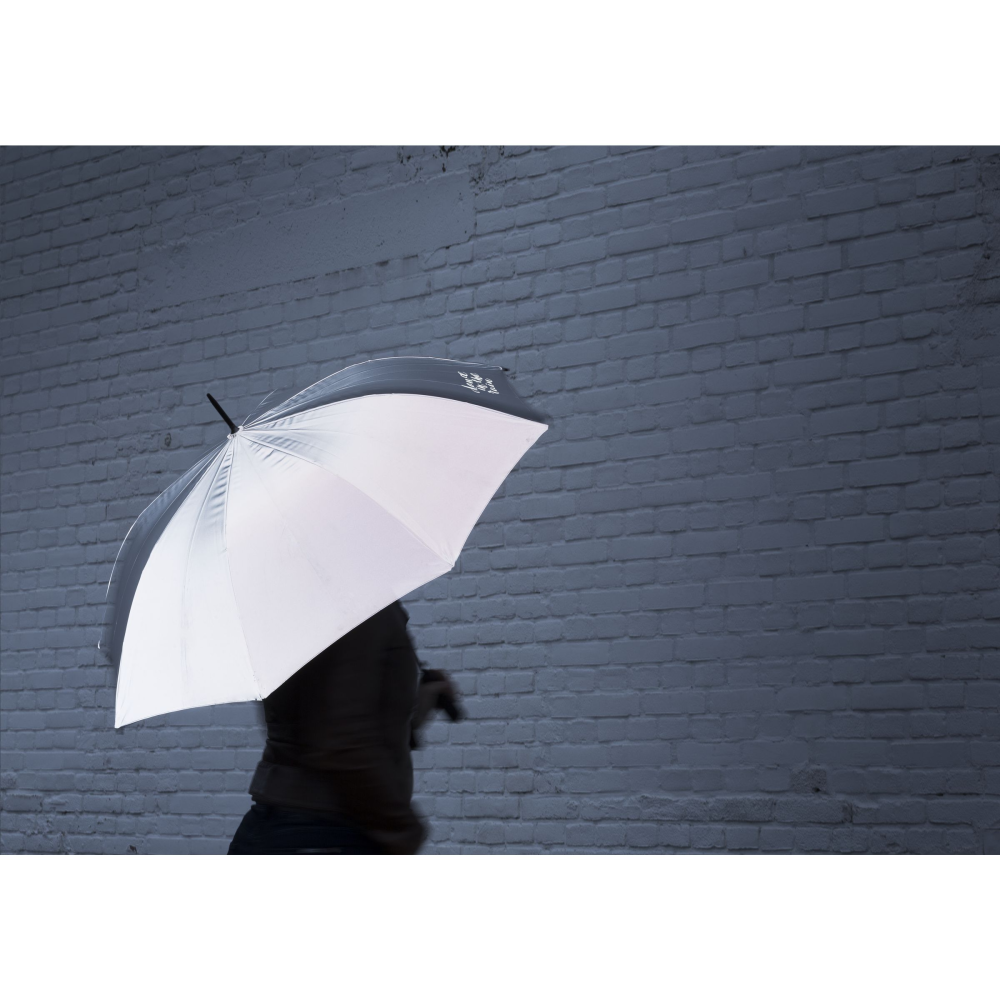 Regenschirm bedrucken reflektierend 102 cm - Kitami