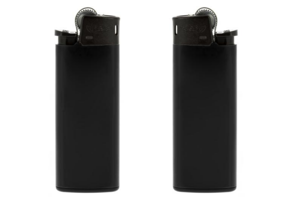 Personalized black mini-lighter BIC J25 - Kilauea