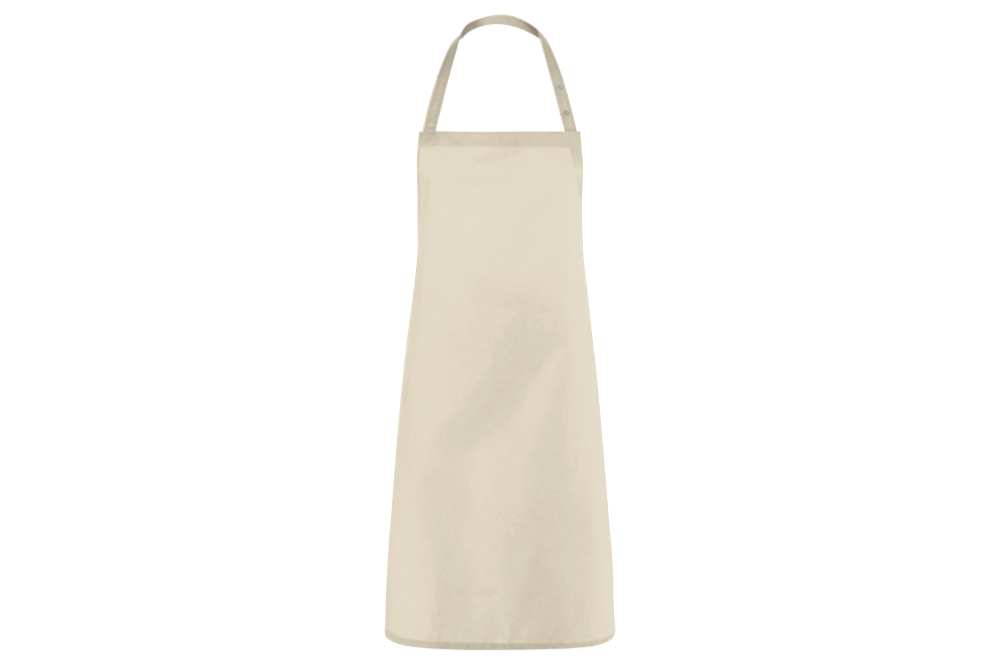 Embroidered server apron in polyester and cotton 215 g/m² 75x95cm - Odina