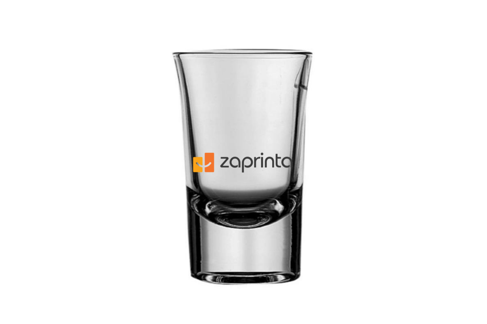 Bicchiere trasparente personalizzato da 34 ml - Tenise