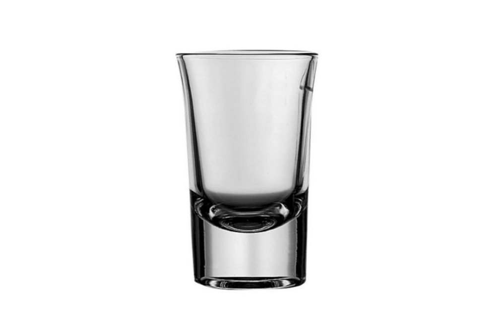 Customized clear shot glass 34 ml - Tenise