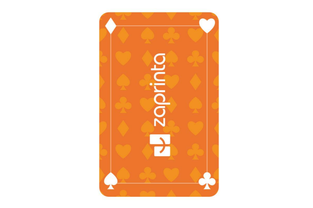 Customized deck of cards in cellophane packaging - JCA19