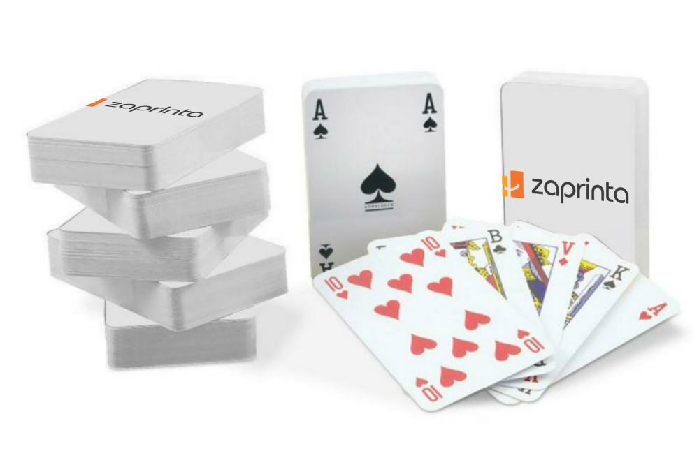 Mazzo di carte personalizzato in confezione di cellophane - JCA19