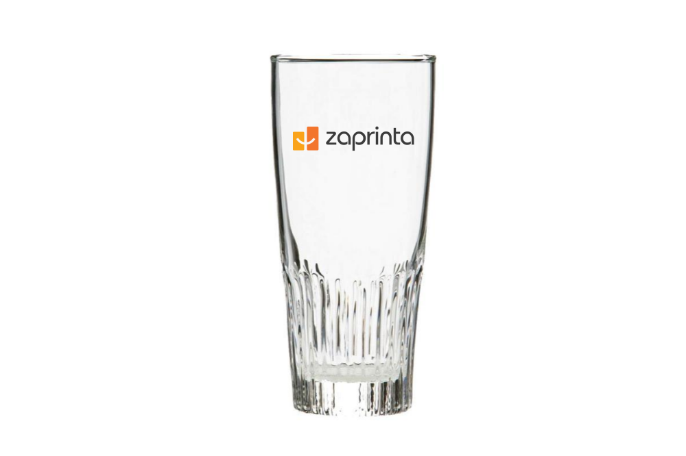 Personalized ribbed beer glass 320 ml - Lestio
