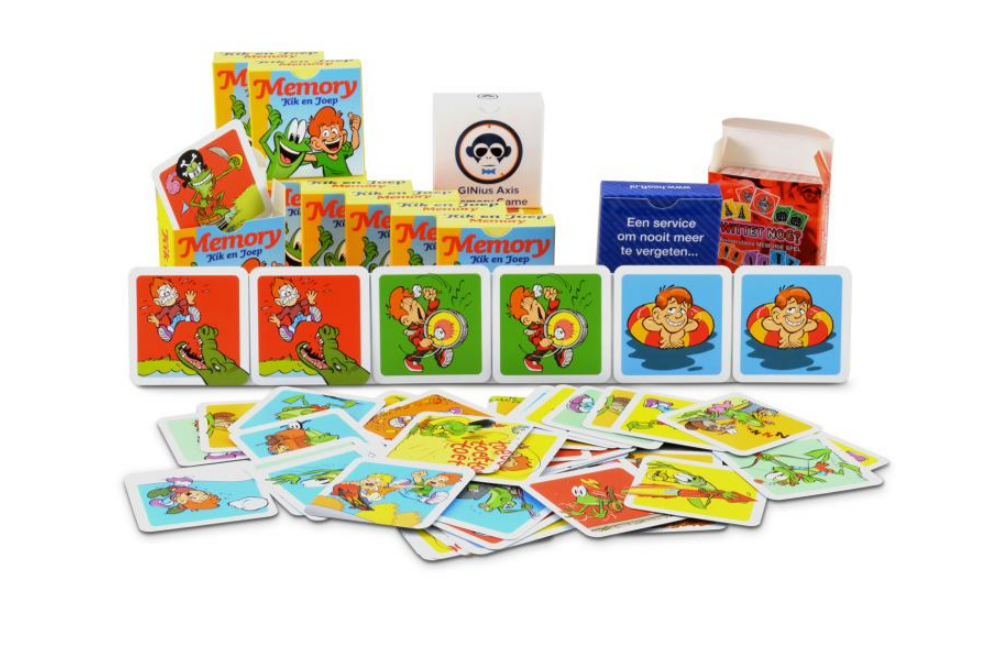 Memory game with customizable cards and case - JCA12