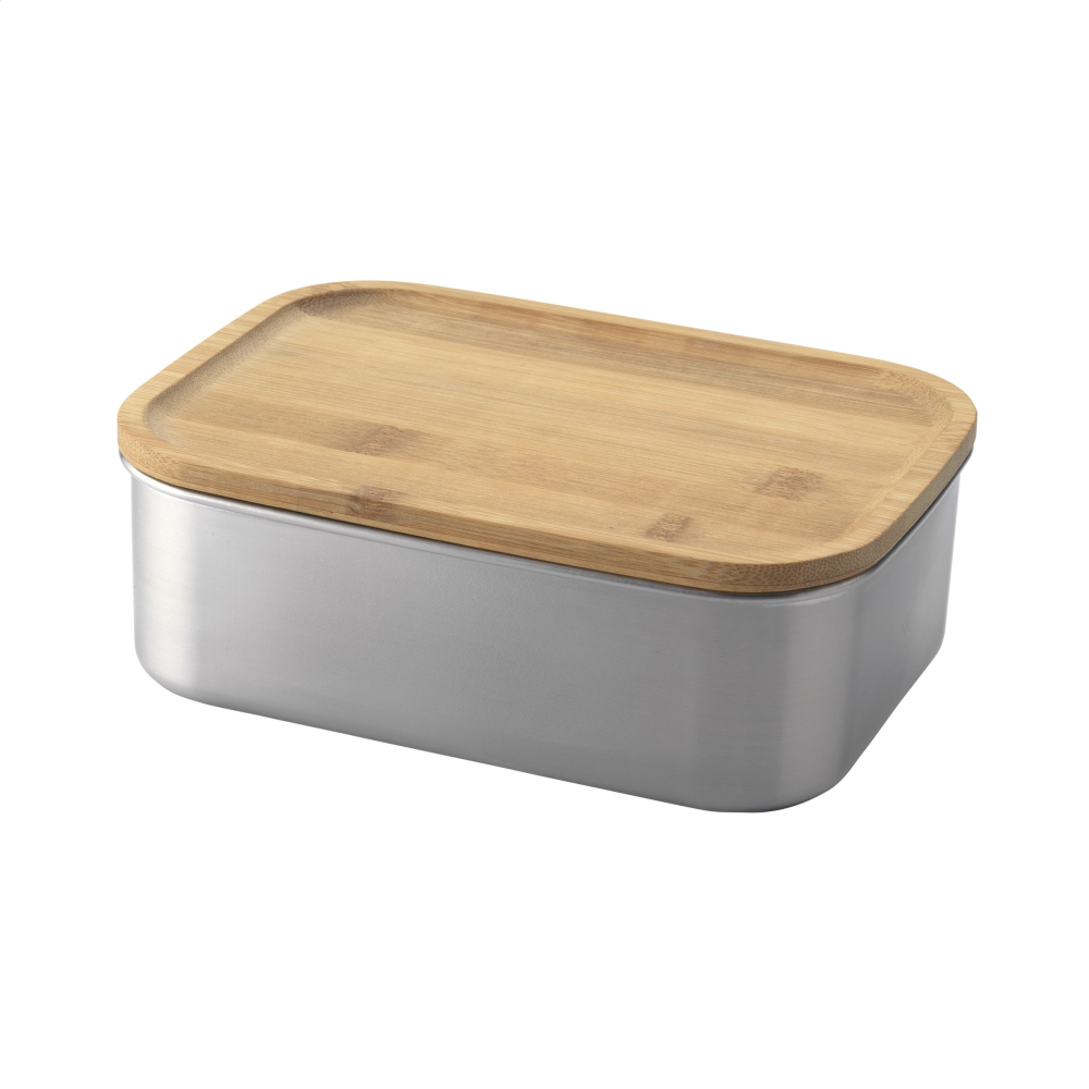 Stainless Steel Lunch Box with Bamboo Lid - Tonbridge