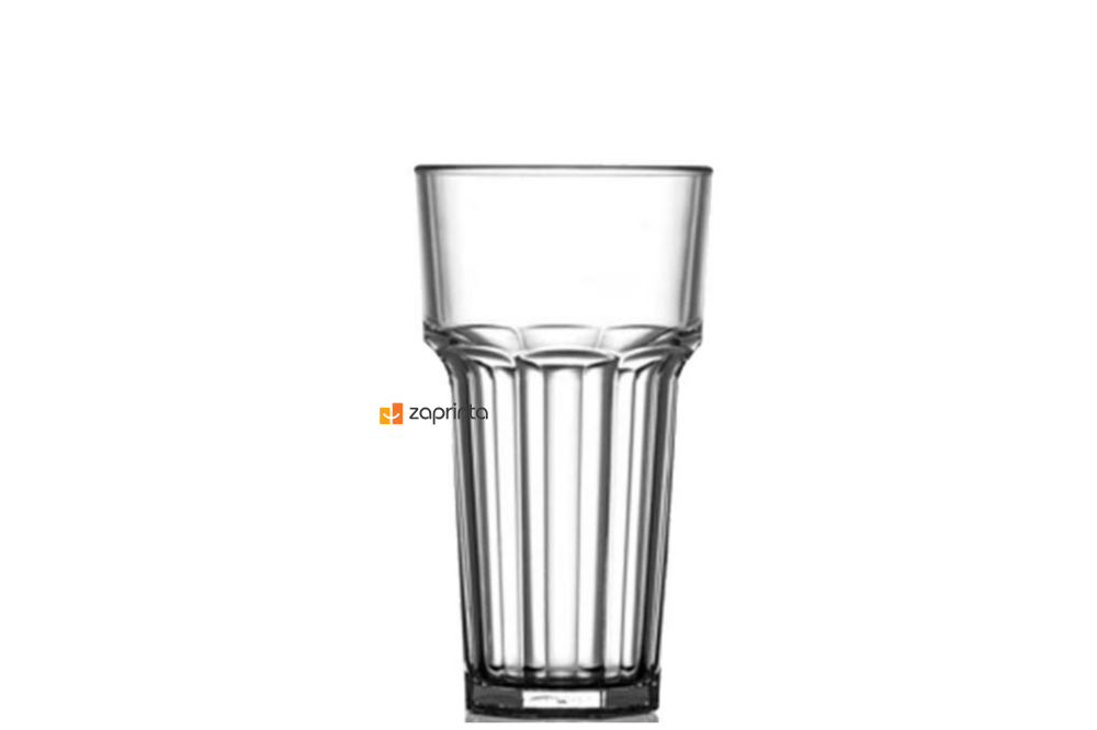 Personalized plastic glass (34 cl) - Aude