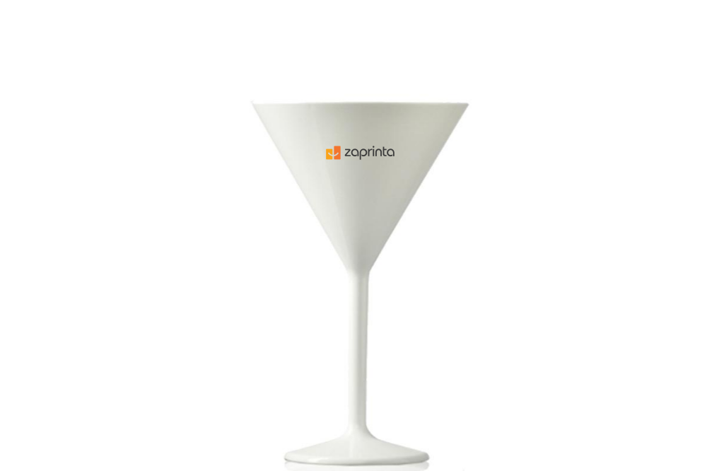 Bicchiere da martini bianco personalizzato (20 cl) - Arnold