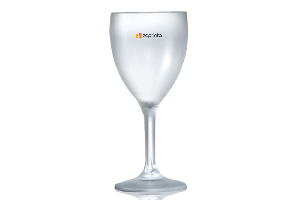 Personalized frosted wine glass (25 cl) - Travis