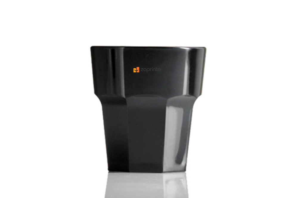Bicchiere nero personalizzato (26 cl) - Rukwa