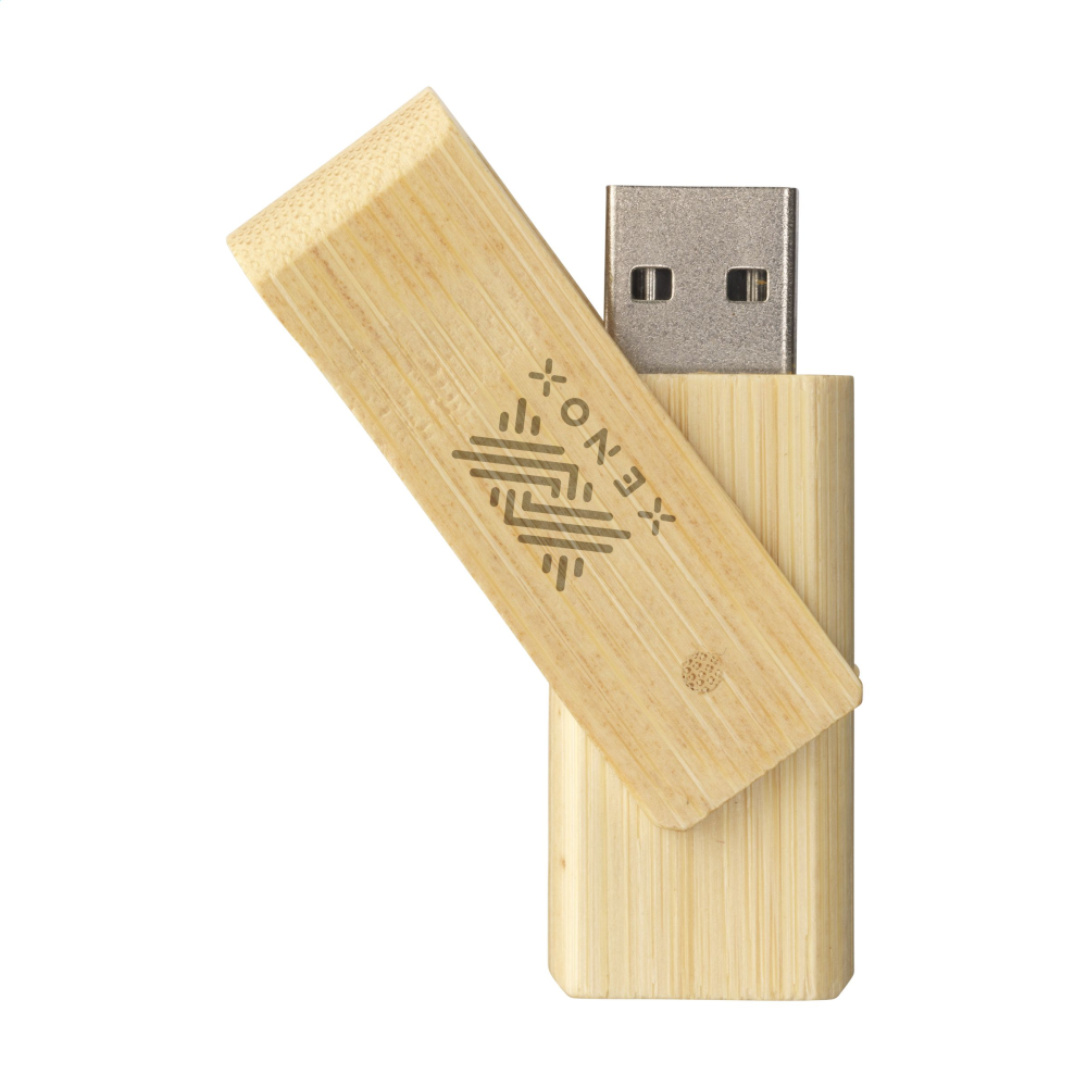 Clé USB ECO en bambou - Saint-Étienne-de-Tulmont