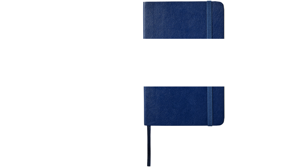 Classic Softcover Notizbuch Taschenformat – blanko
