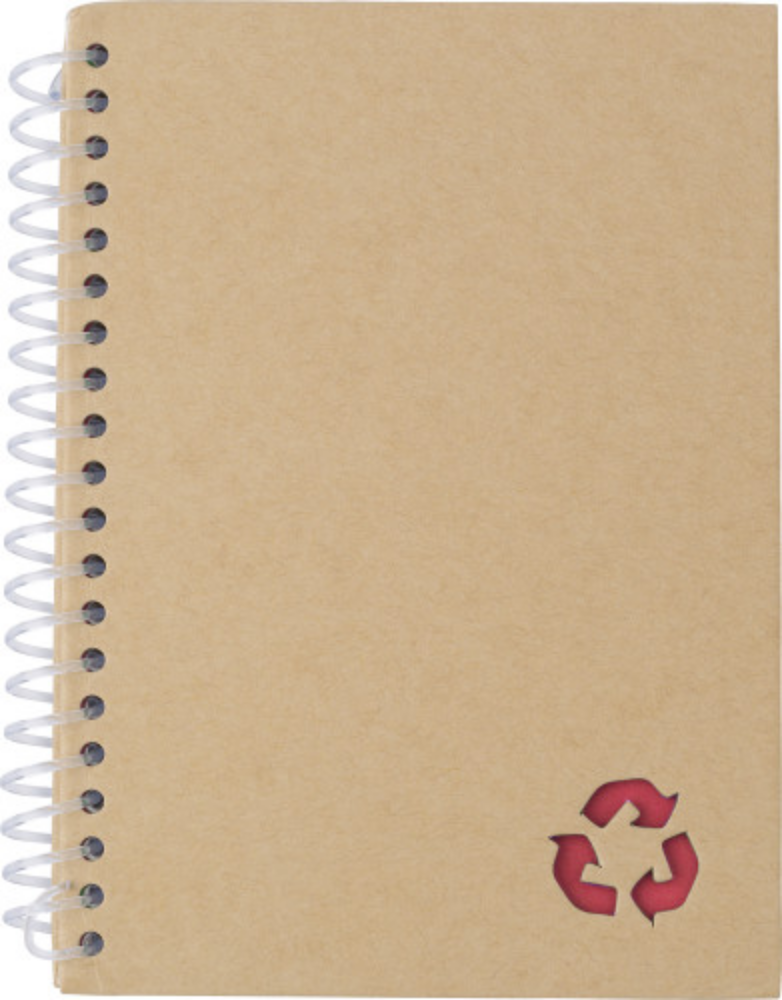 Cuaderno forrado con encuadernación de alambre de papel de piedra - Tona