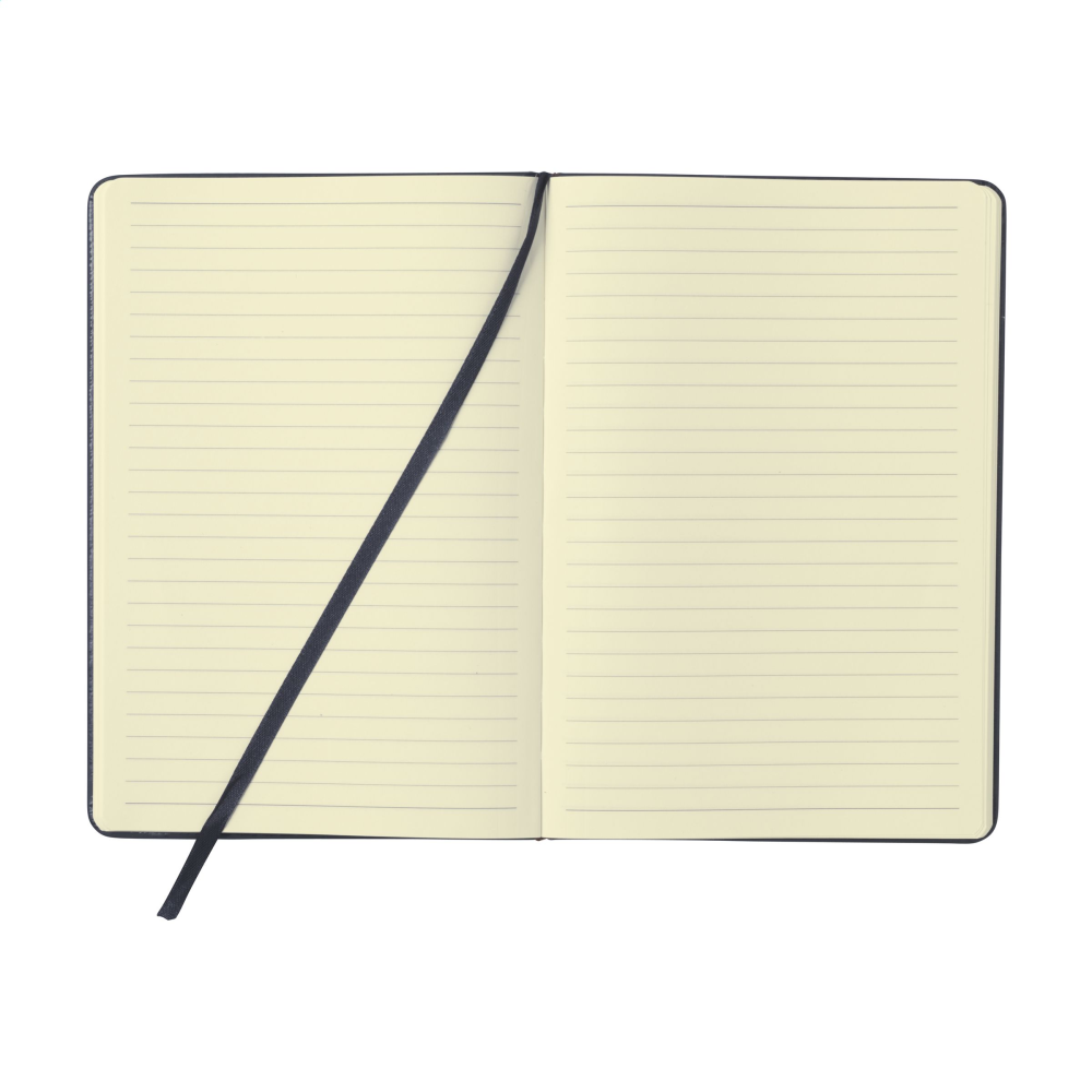 Quaderno rigido A5 con chiusura elastica e segnalibro in nastro - Manerbio