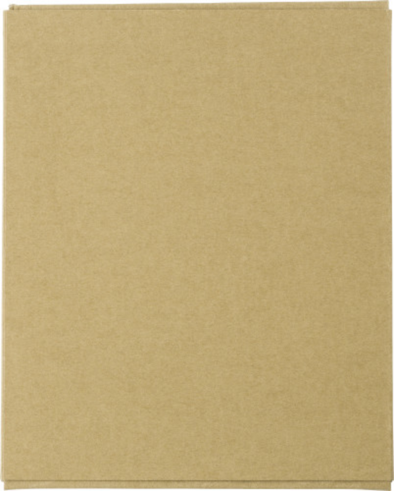 Cuaderno con tapa de bambú, bolígrafo y aviso de fecha - Marston Green