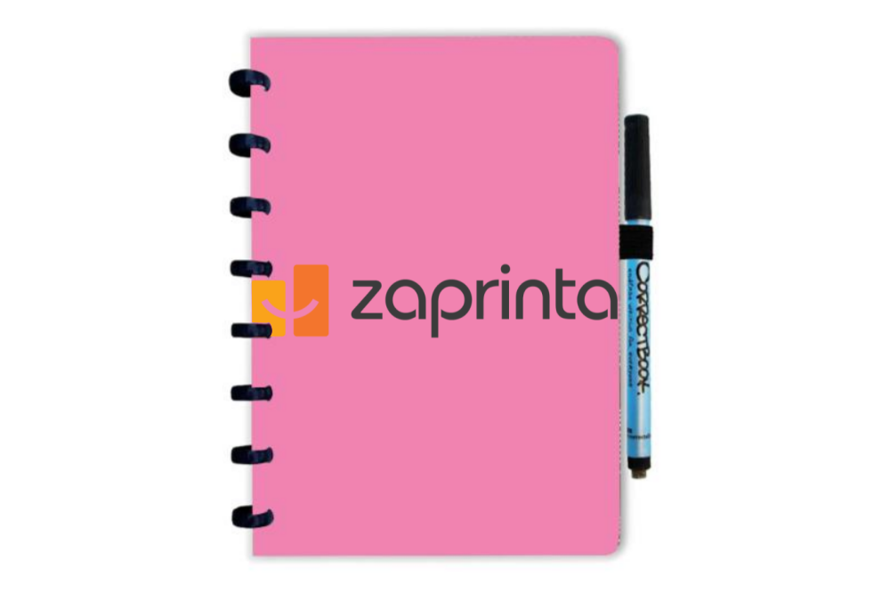Personalisierter rosafarbener Correctbook-Terminkalender - C04