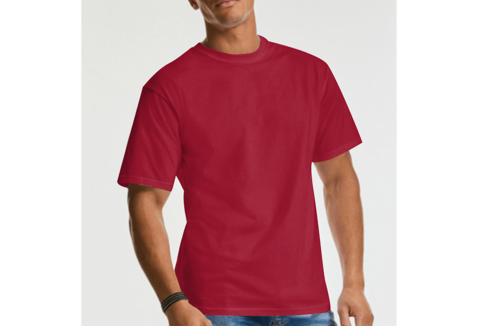 T-shirt en coton tricoté rond - Marquillies