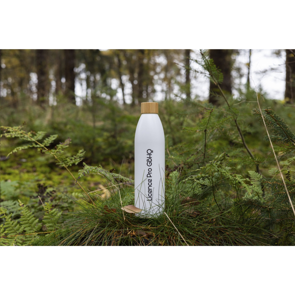 Reusable Slim Water Bottle with Bamboo Cap - Aldershot