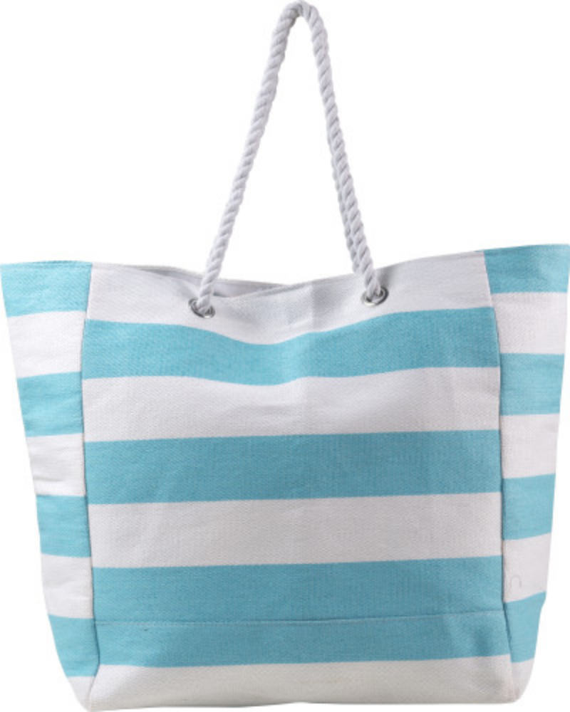 Cotton Beach Bag with Rope Handles - Tophill
