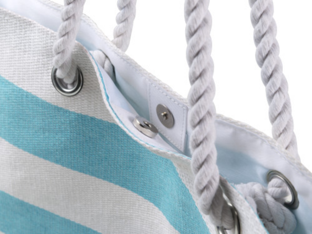 Bolsa de playa de algodón con asas de cuerda - Cabañas de Yepes