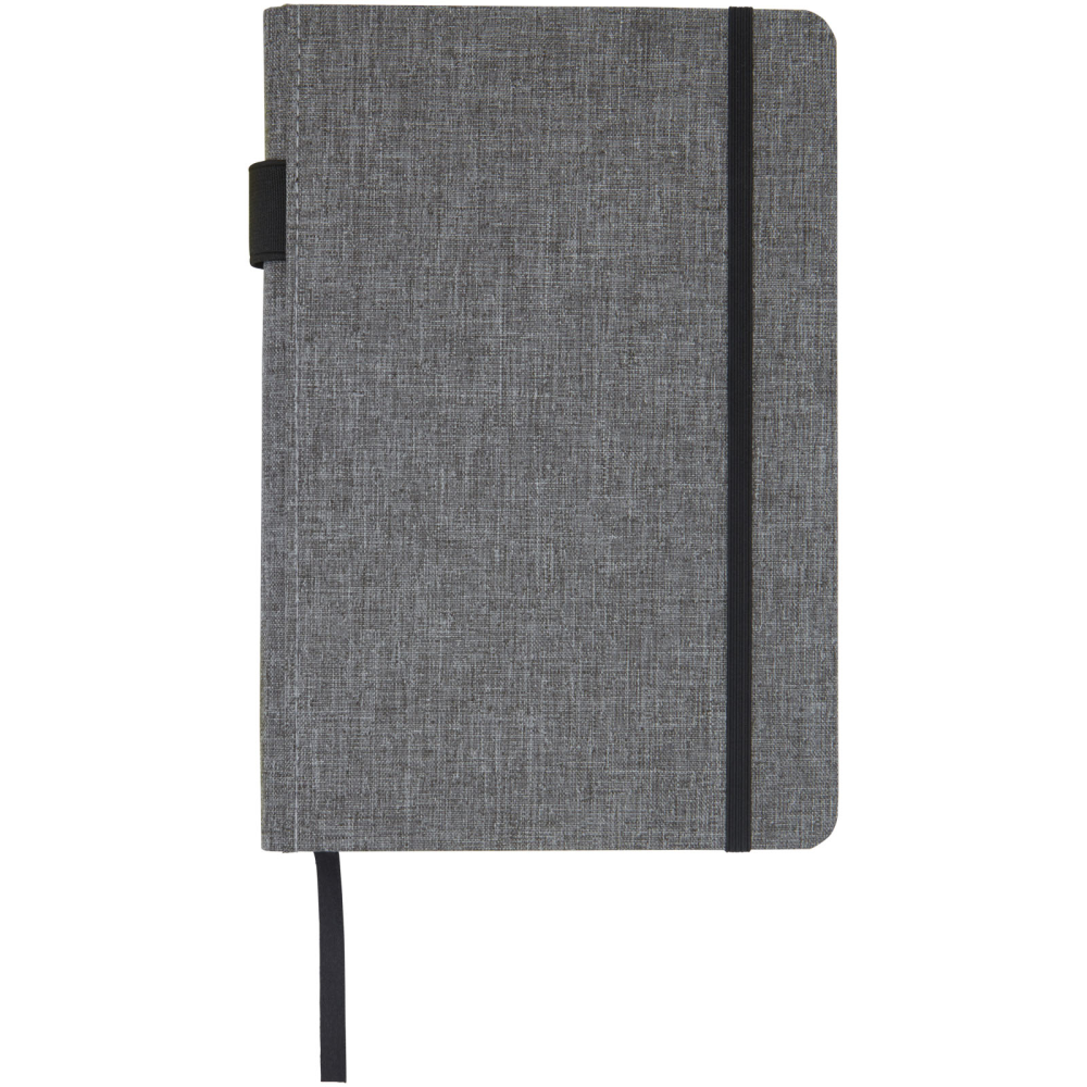 This is an A5 size notebook made from RPET fabric - Appleton Wiske - Crewe