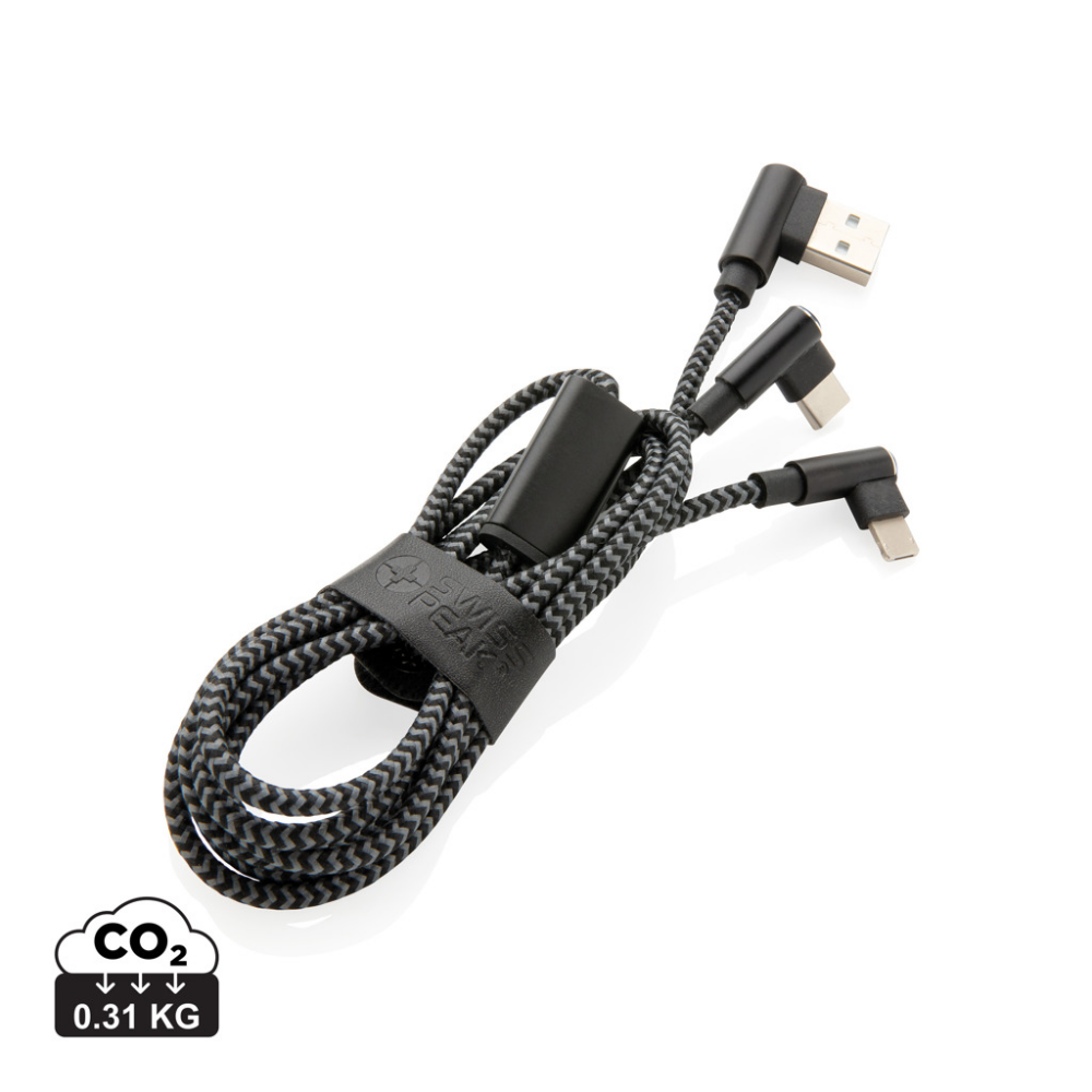 Luxury Braided 3-in-1 Cable - Barrow upon Humber - Whitchurch Canonicorum