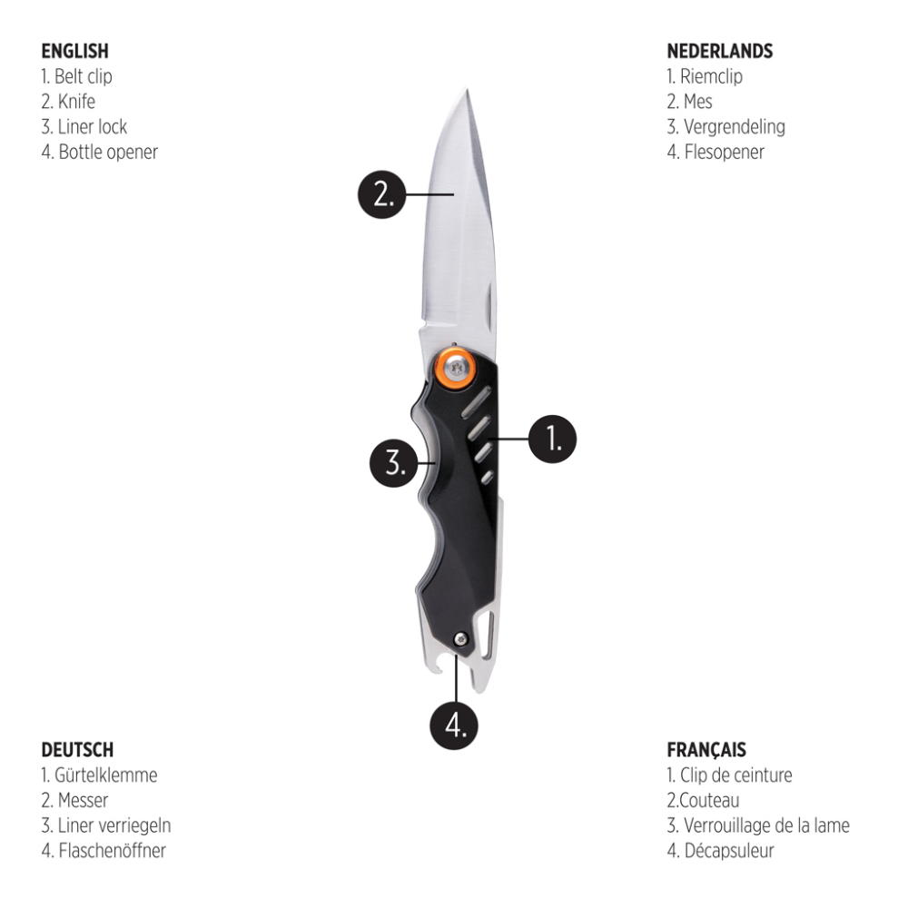 Multi-Function Aluminum Knife - Haslemere