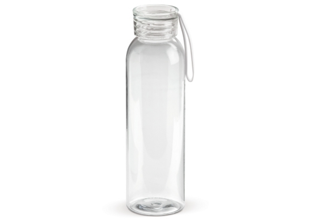 Transparent Tritan Drinking Bottle with Coloured Cap - Abbeyfield