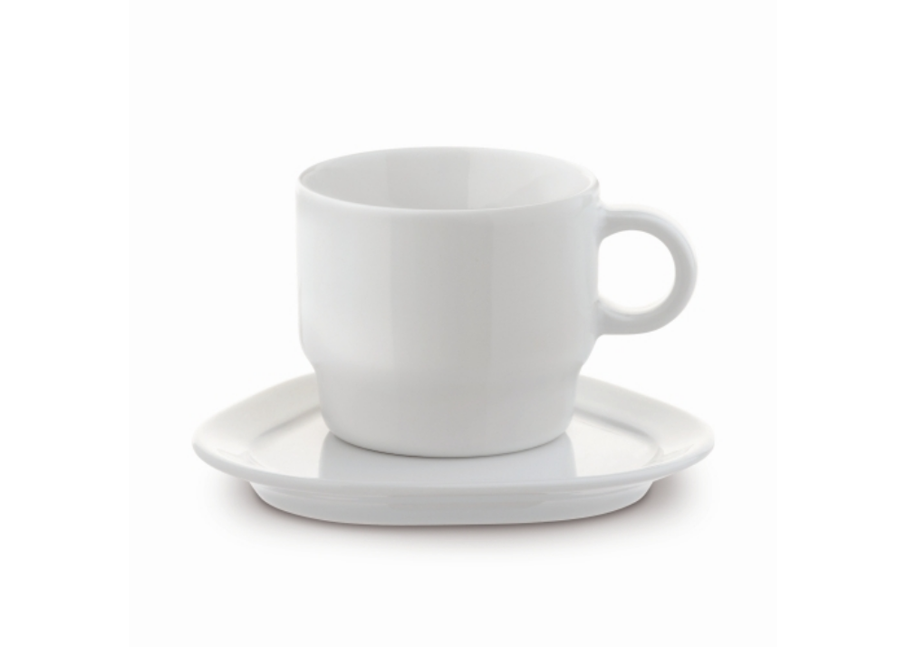 High-Quality Porcelain Cup and Saucer 'Satellite' series - Malton