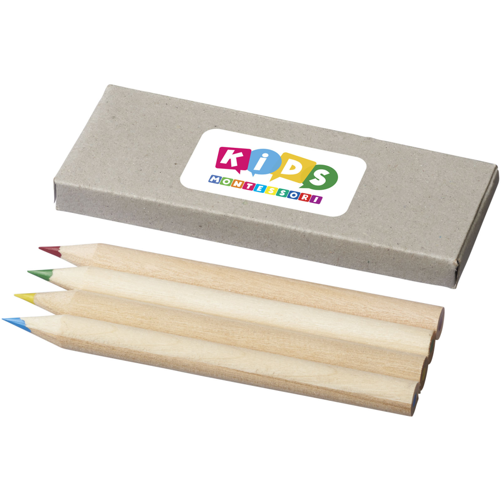 Set de 4 crayons de couleur