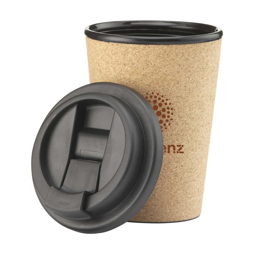Wiederverwendbare doppelwandige Kaffeetasse aus Kork - Stützerbach