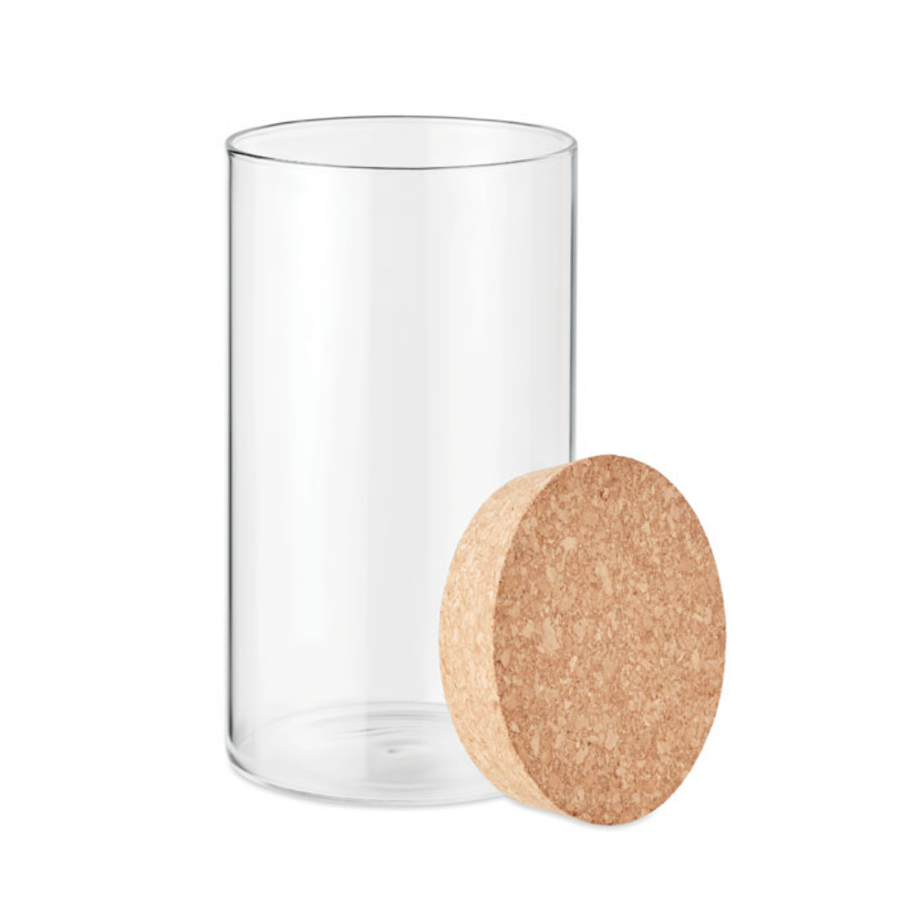 Borosilikatglas Vorratsglas mit Korkdeckel - 600 ml Fassungsvermögen - Strasshof