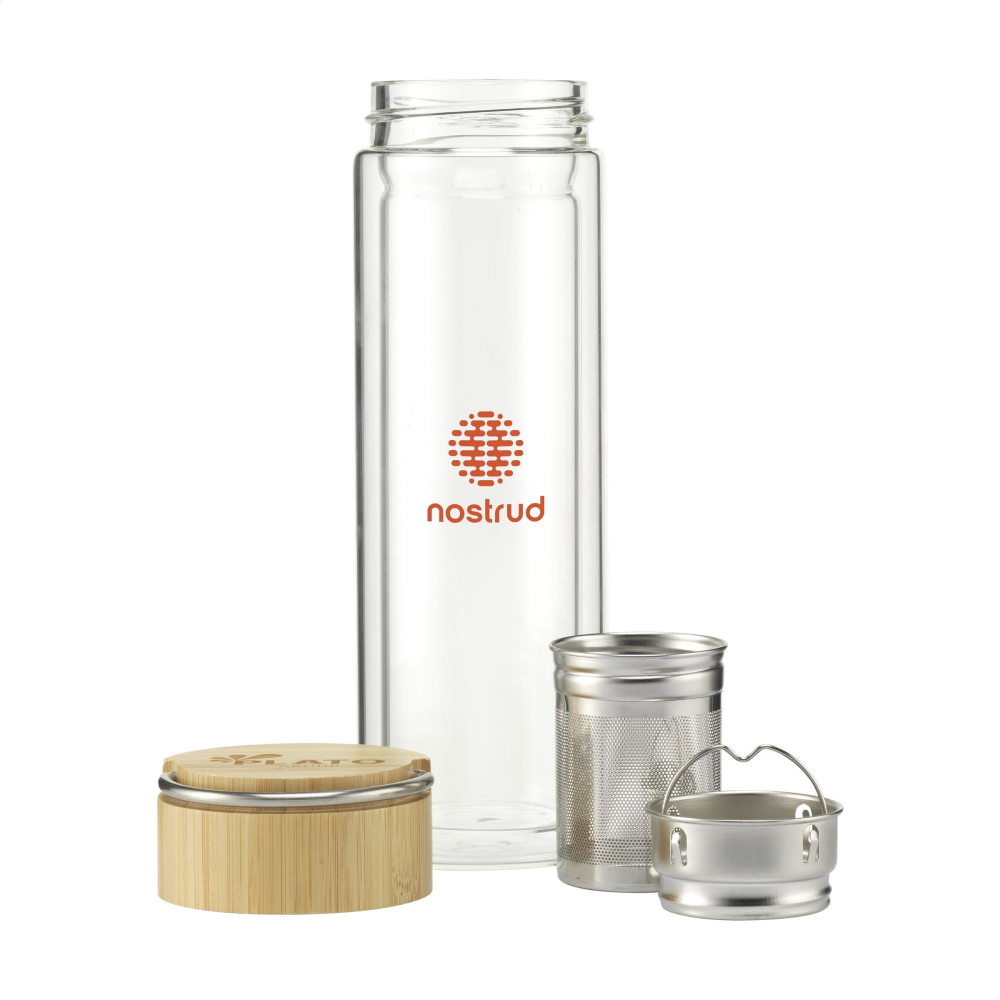 Borosilicate Glass Tea Infuser Bottle - Ashford-in-the-Water - Prescot