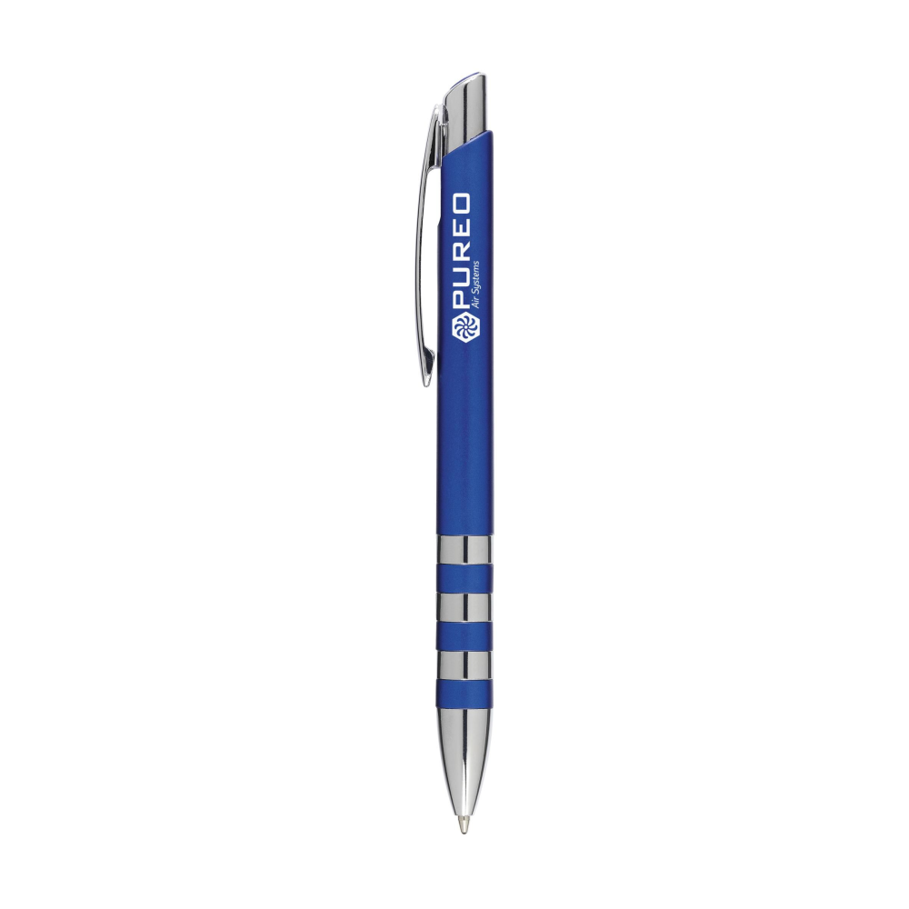 Penna a sfera blu metallizzato - Gavoi