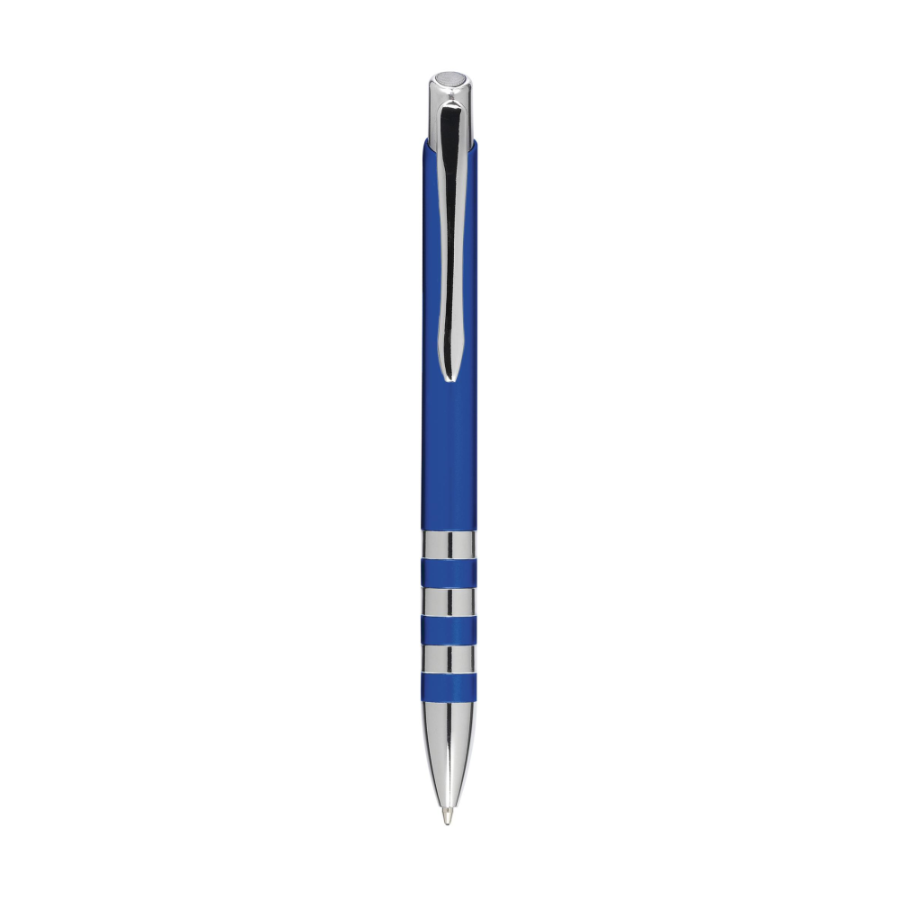 Penna a sfera blu metallizzato - Gavoi