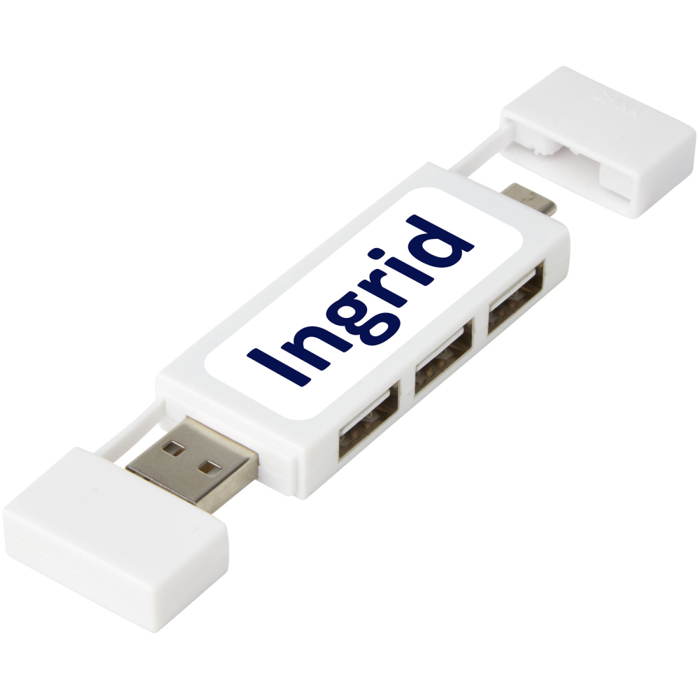 Hub USB a 3 porte con ingresso USB-A e Type-C - Fiorano Modenese