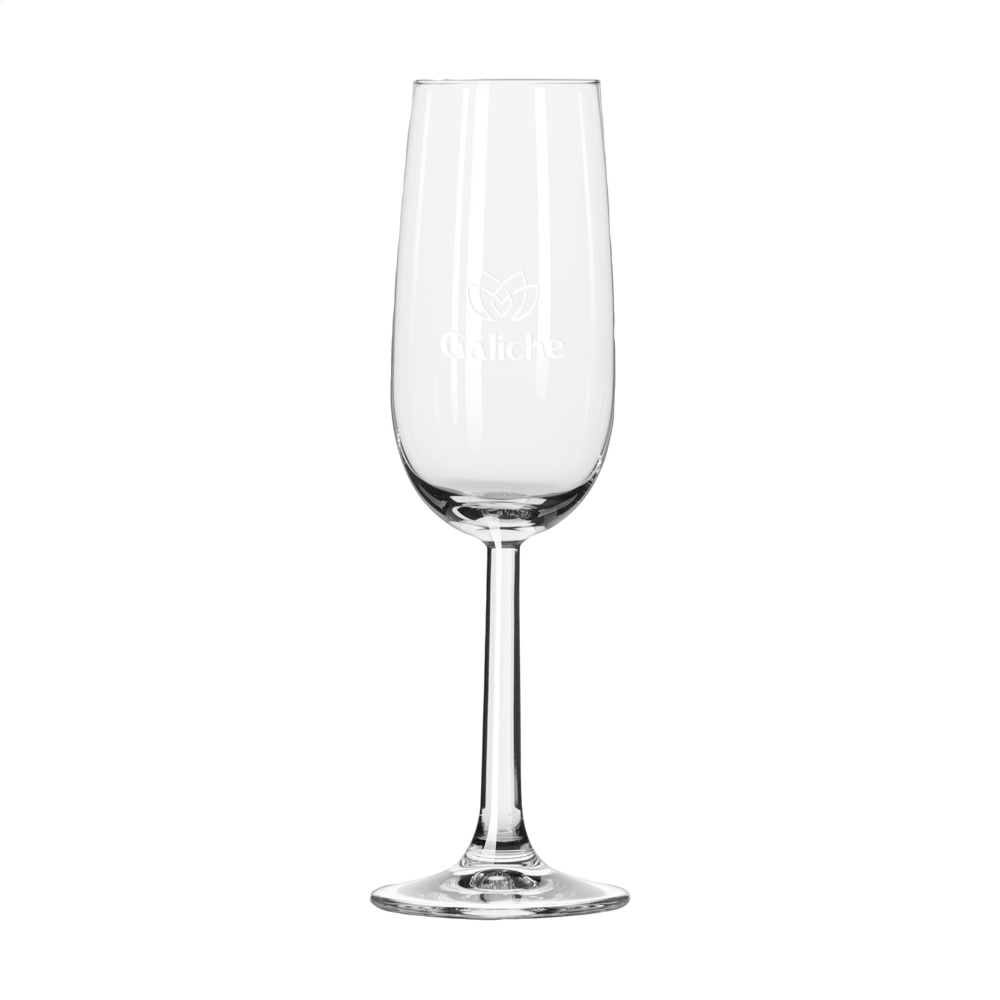 Flauto di champagne in vetro trasparente - Mornago