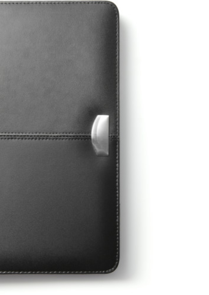 Bonded Leather A4 Conference Folder with Notepad and Pockets - Tewkesbury