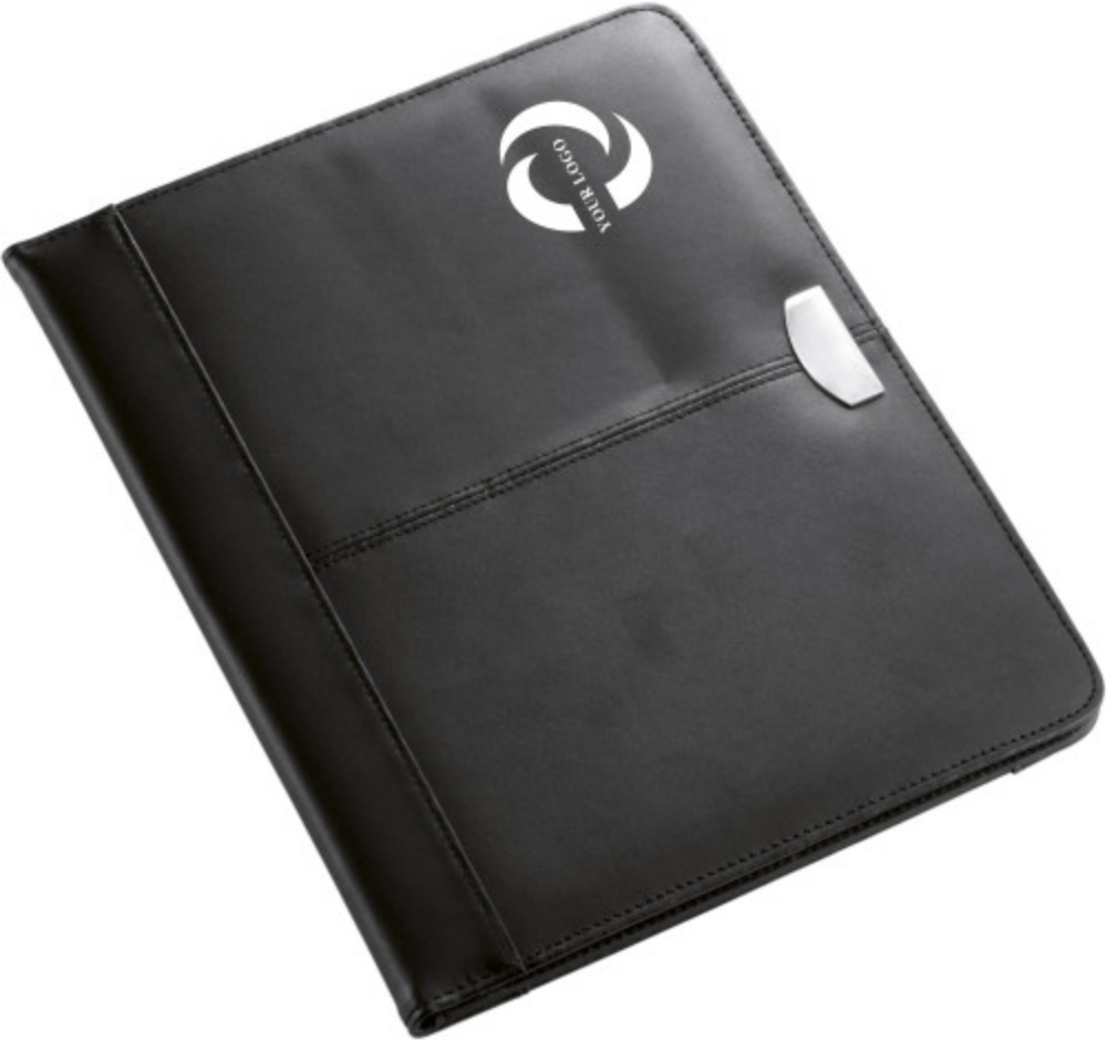 Bonded Leather A4 Conference Folder with Notepad and Pockets - Tewkesbury