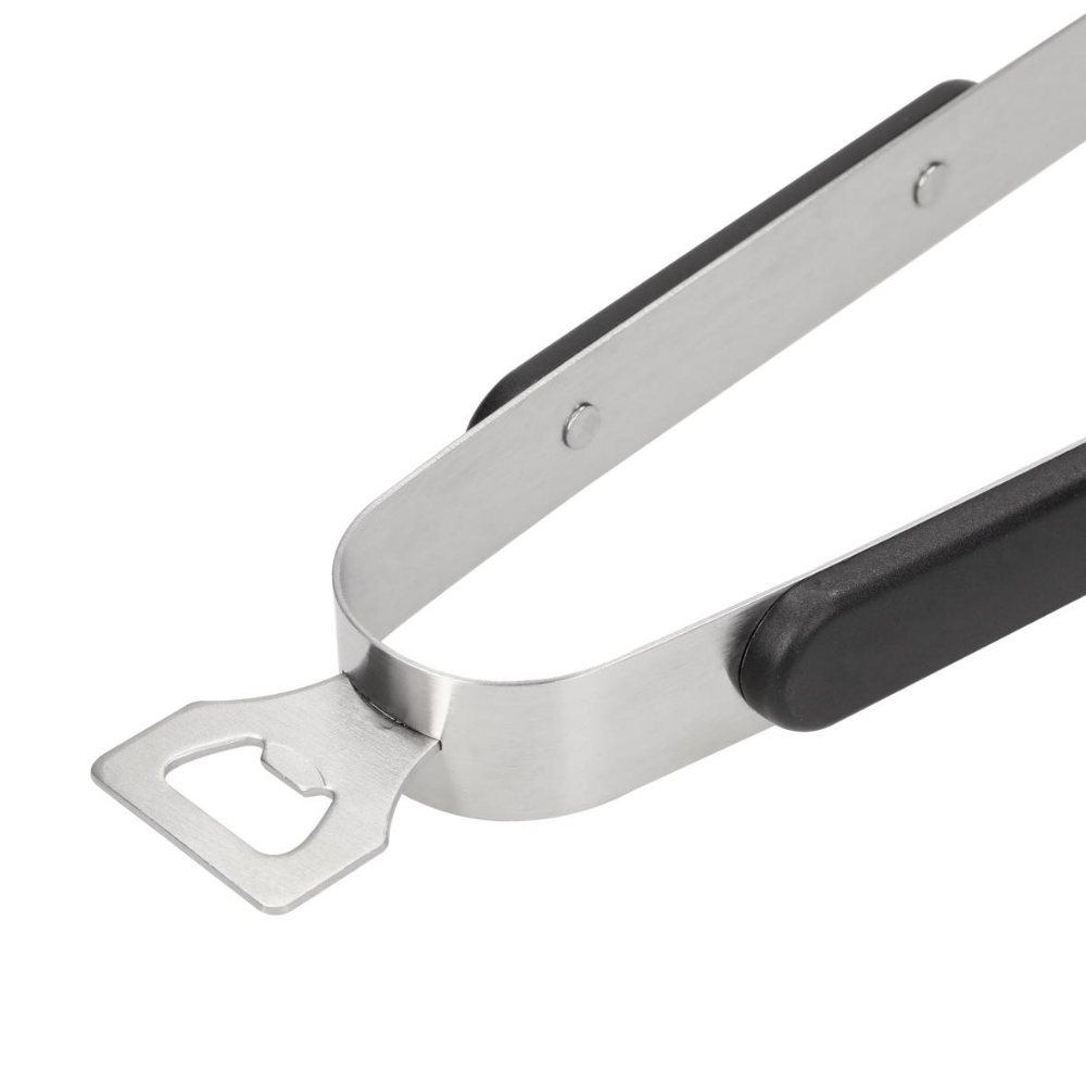 Stainless Steel Barbecue Tongs with Integrated Bottle Opener - Ashby Woulds - Cliffe Woods