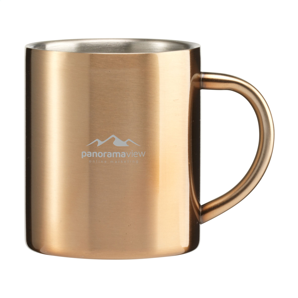 Stainless Steel Double-Walled Mug - Knole