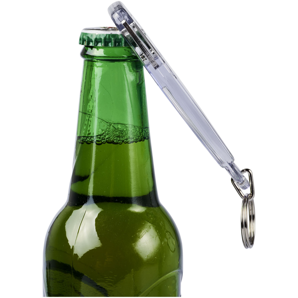 Transparent Keyring Bottle Opener - Piddletrenthide - Mansfield