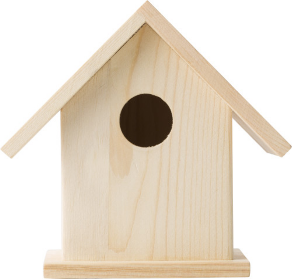 A kit for a wooden birdhouse that can be painted - Amersham