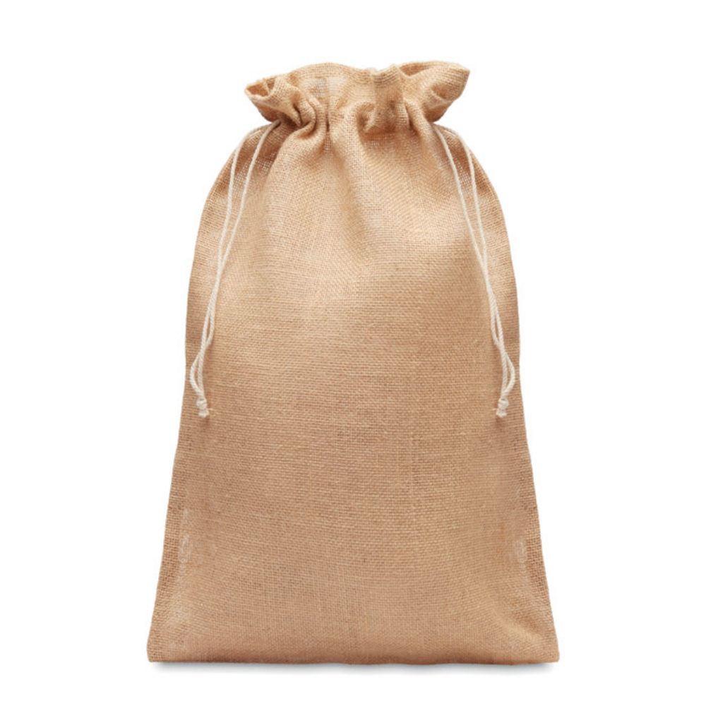 Large Jute Draw Cord Gift Bag - Mossley