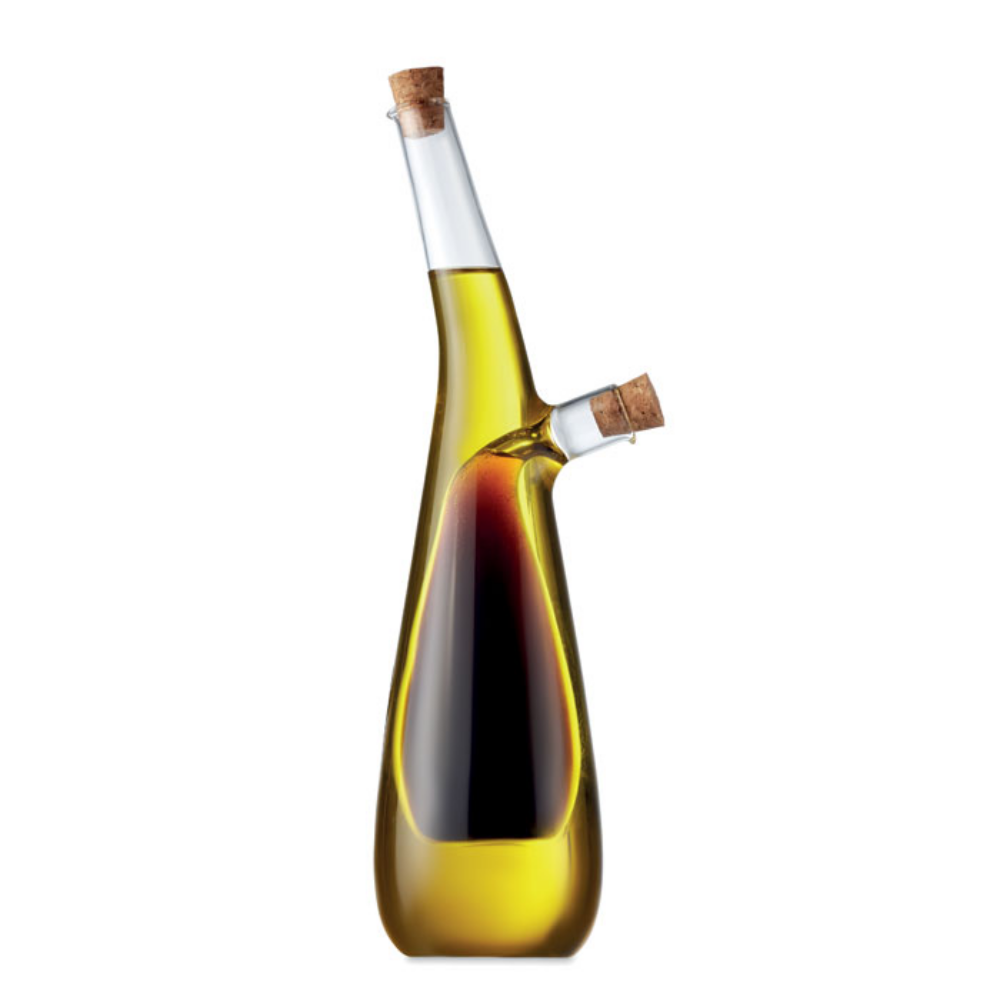 Glas Öl- und Essigflasche mit Korkverschlüssen - Golling an der Salzach