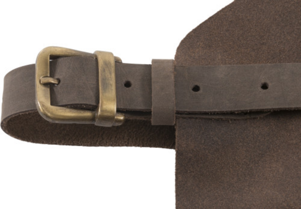 Split Leather Work Apron with Front Pocket - Downham Market