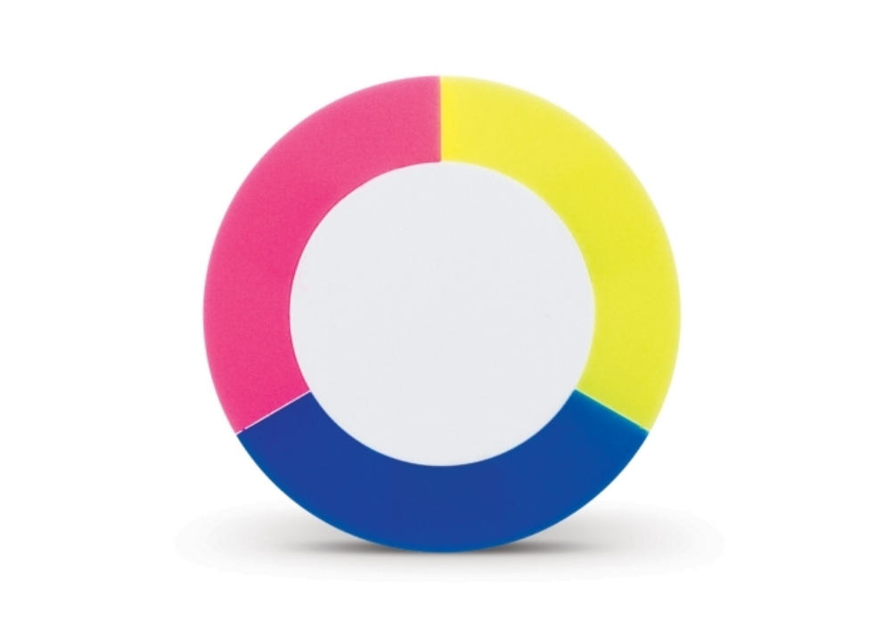 Round Three-Colour Highlighter - Olton