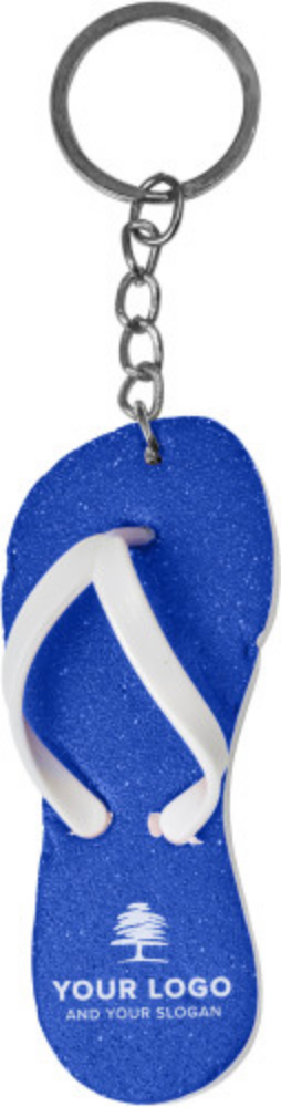 EVA Flip-Flop Schlüsselanhänger an einem Metall-Schlüsselring - Niedersulz